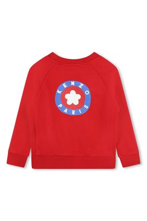 red cotton sweatshirt KENZO KIDS | K60773968